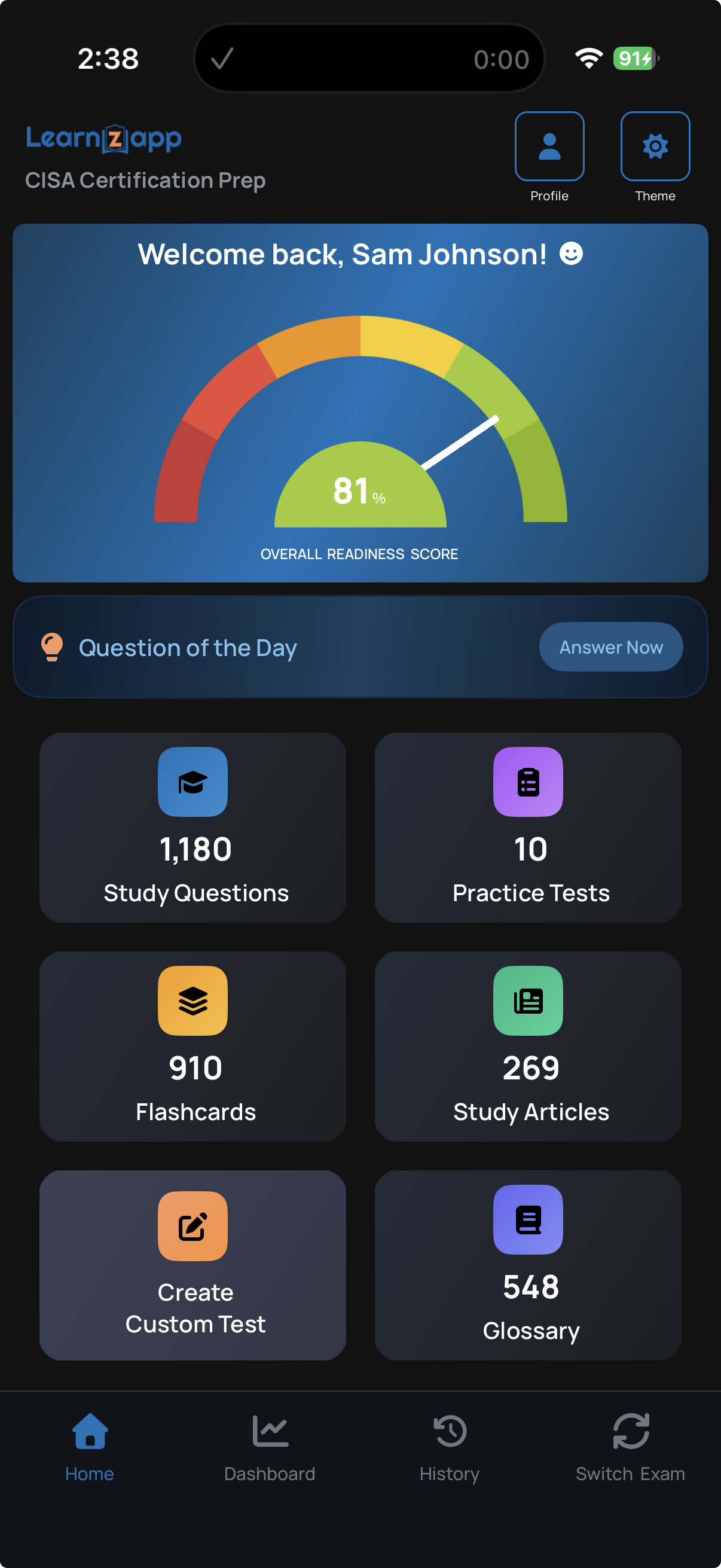 Light & Dark Mode Support